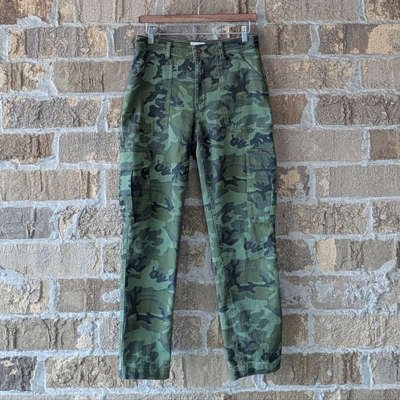 The North Face Heritage Camo Cargo Pants Size 4 Green Cargo Pockets - Picture 14 of 14